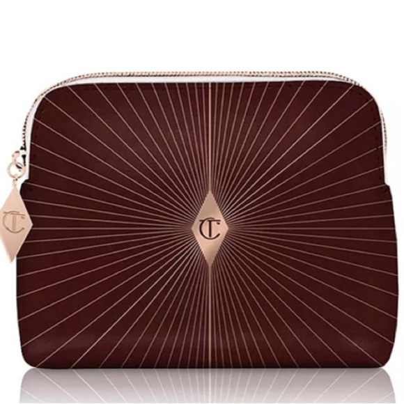 NEW Charlotte Tilbury 4 Piece Magic Cream Mascara Lip Blur Setting Spray Pouch - Picture 2 of 16